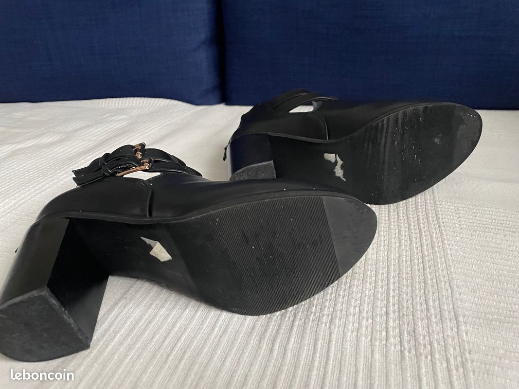 Bottines noires Taille 38 (image 6)