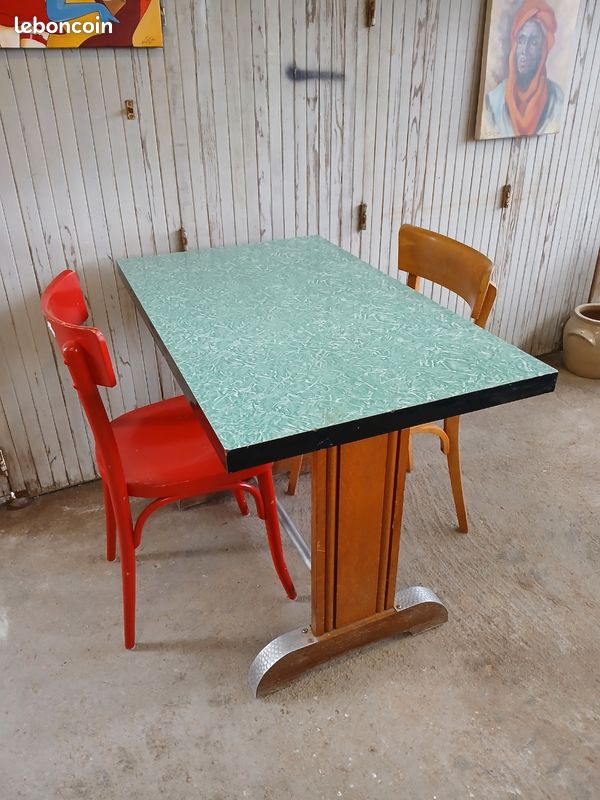 Table de bistrot vintage (image 11)