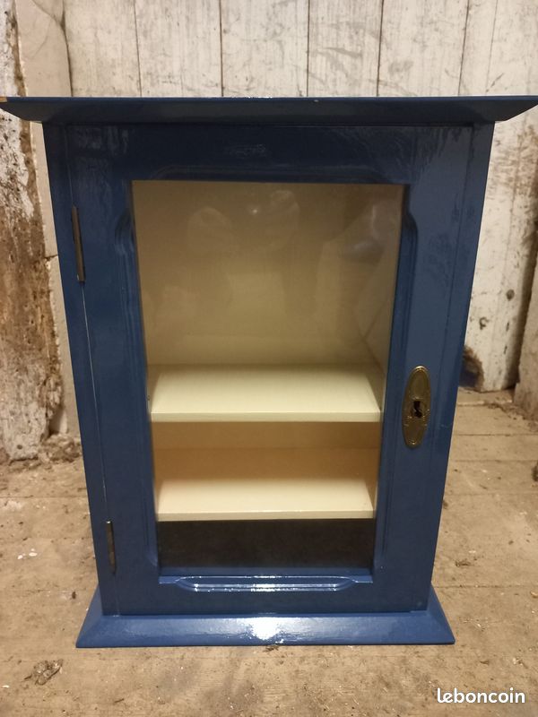 Petite vitrine murale vintage (image 1)