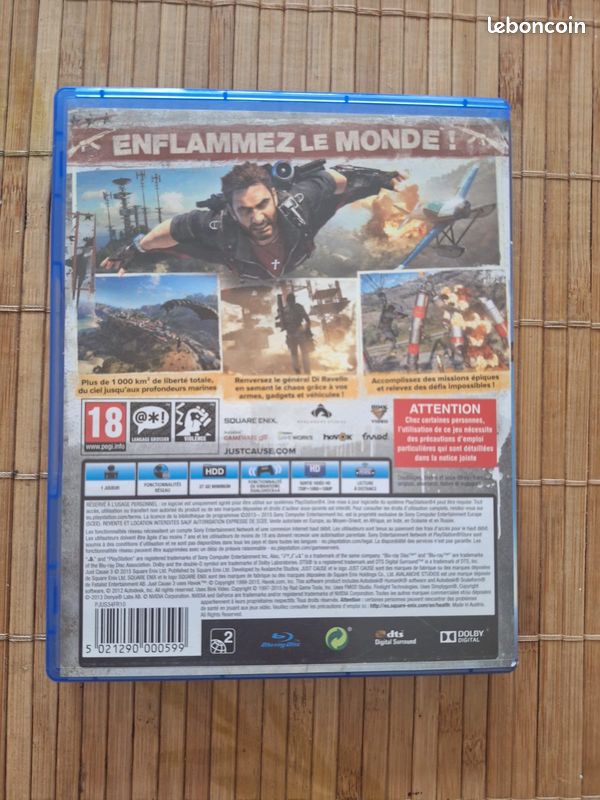 jeu vidéo just cause 4 ps4 playsation