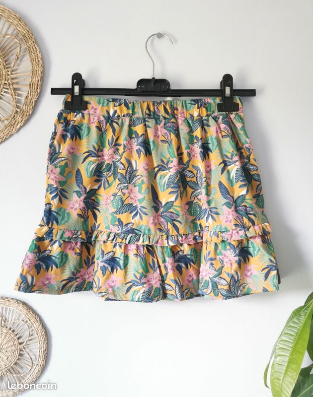 Jupe à volants exotique Vertbaudet 10 Ans Vêtements