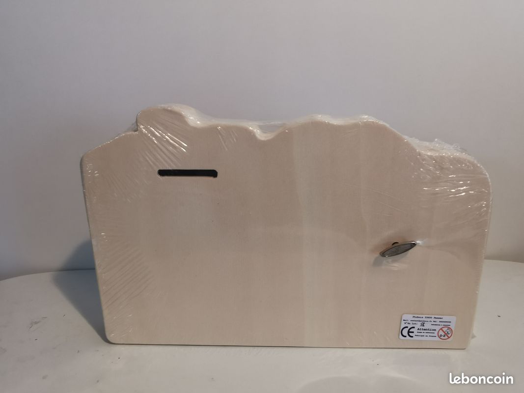 Tire lire et boite à musique en bois fabrication artisanale française (image 3)