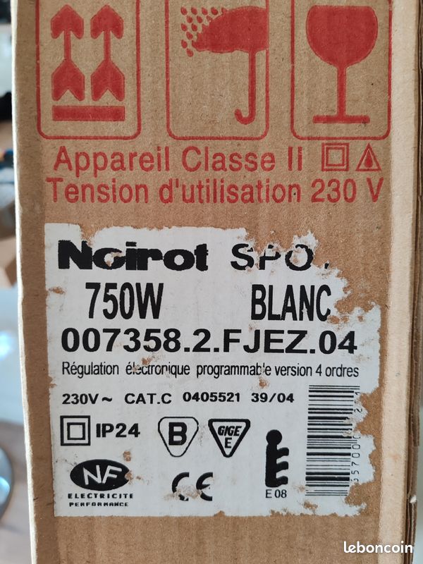 Chauffage électrique NOIROT NEUF DANS SON CARTON (image 9)