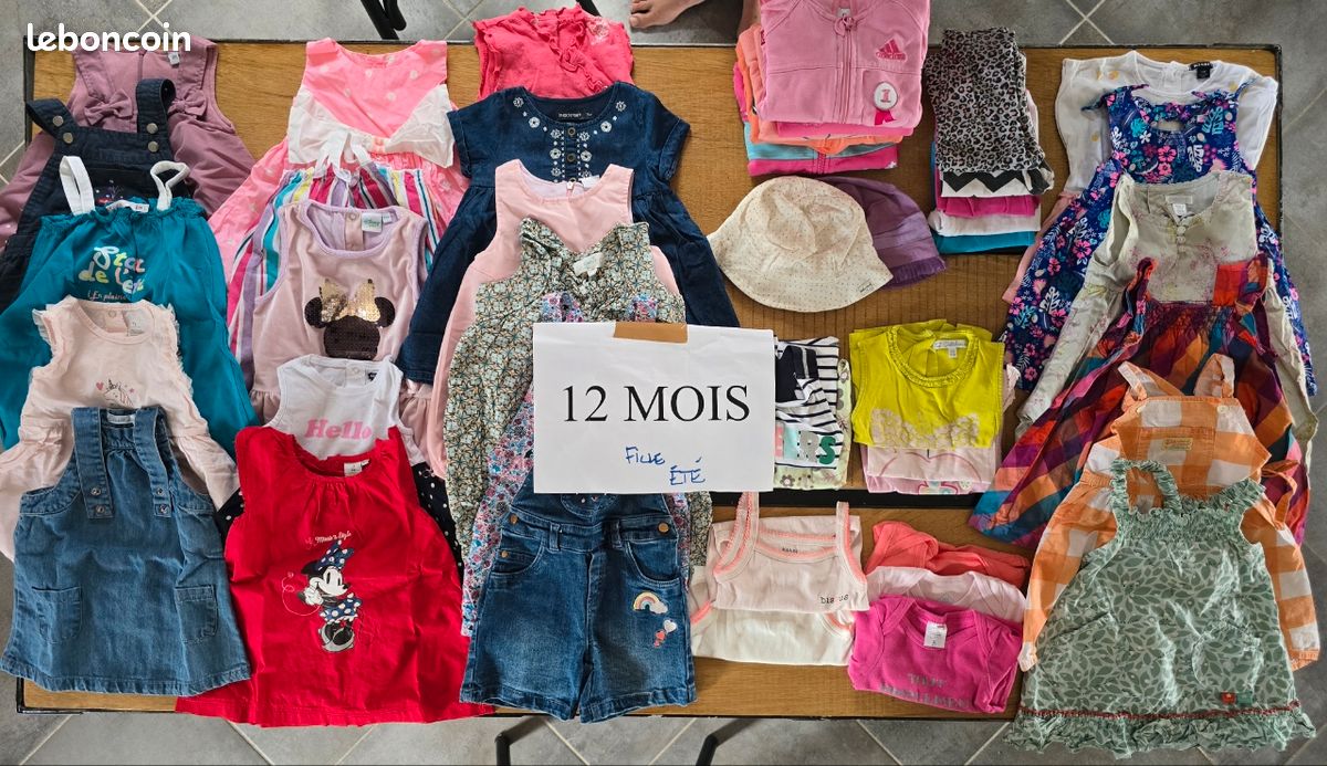 Lot 12 mois file été (image 1)