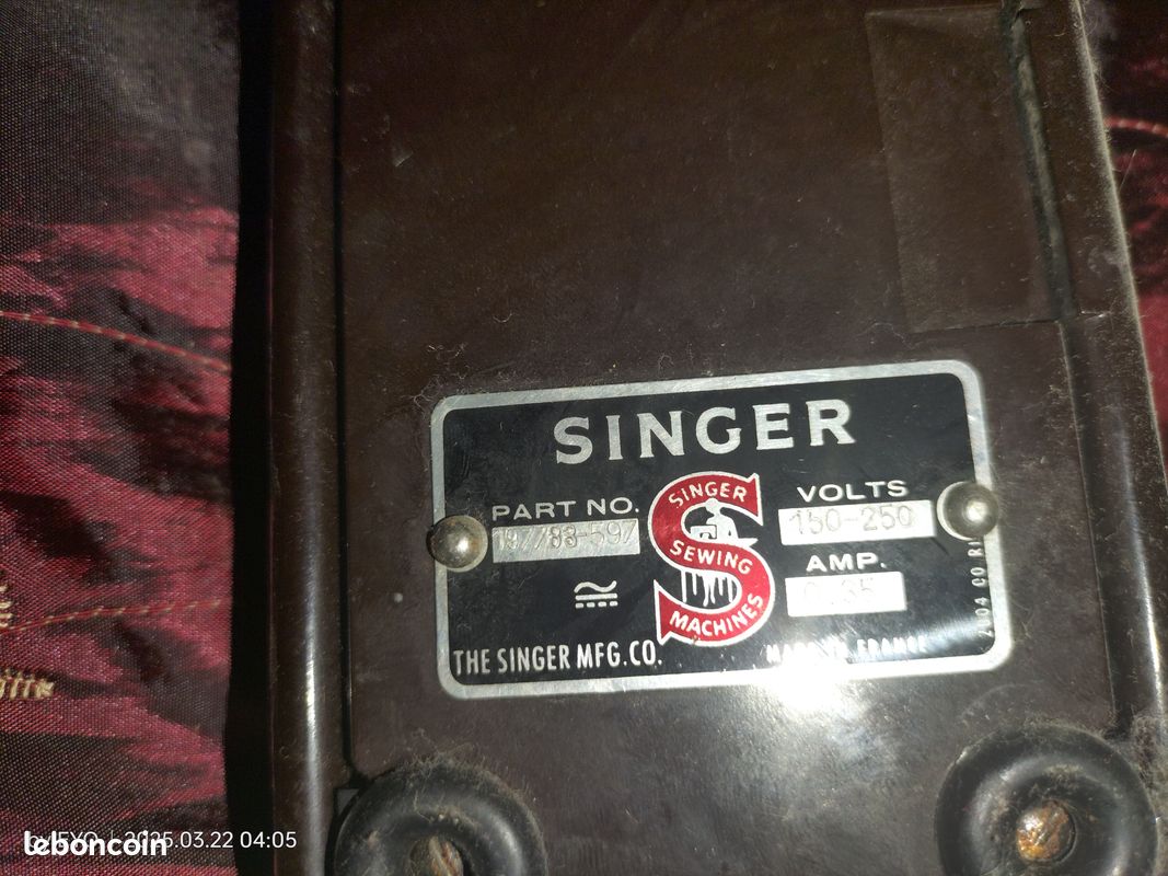 Machine à coudre singer (image 3)