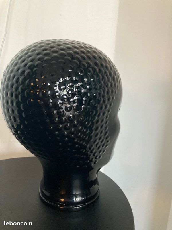Tête de Mannequin Réaliste en PVC pour Homme, Présentoir pour Chapeau, Perruque, Lunettes