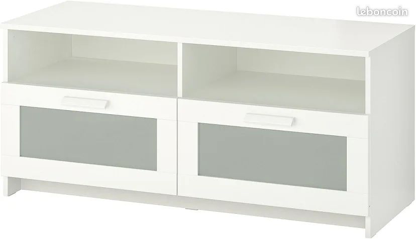 Meuble TV Blanc BRIMNES Ikea (image 1)