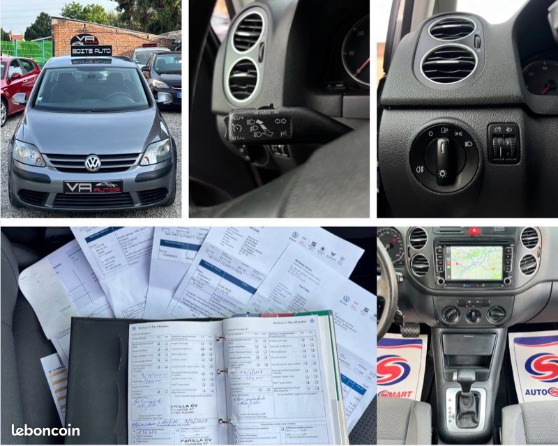 VOLKSWAGEN GOLF V PLUS 1.9 TDI 105 CH DSG6 BOÎTE AUTO / Clim / CarPlay / GPS / Jante / Régulateur / Carnet Complet VW / GARANTIE (image 10)