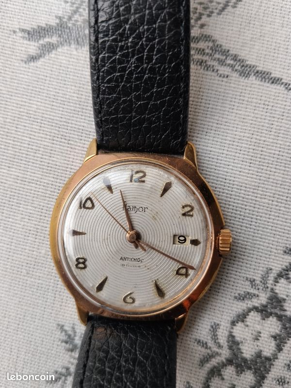 Montre Bracelet Mécanique Homme Flamor – Élégance Vintage – Occasion