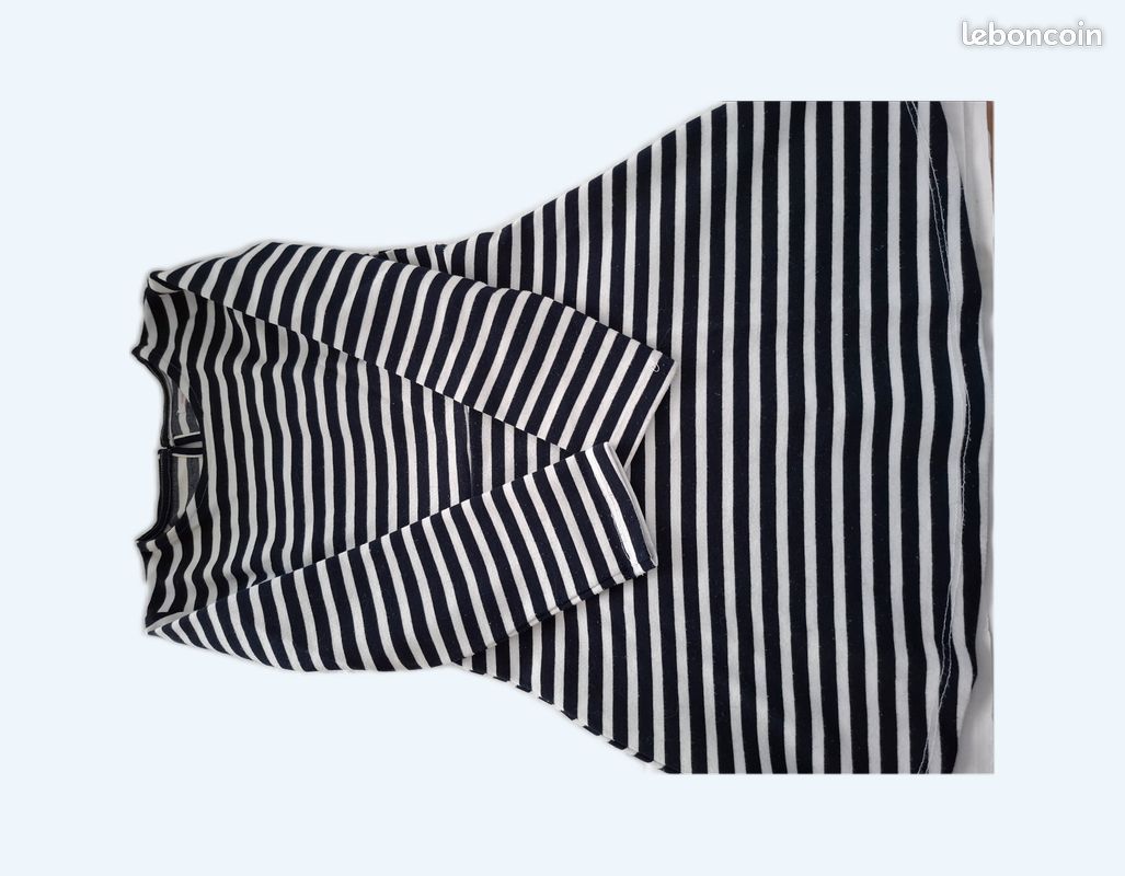 Robe fille moleton manches longues (image 1)