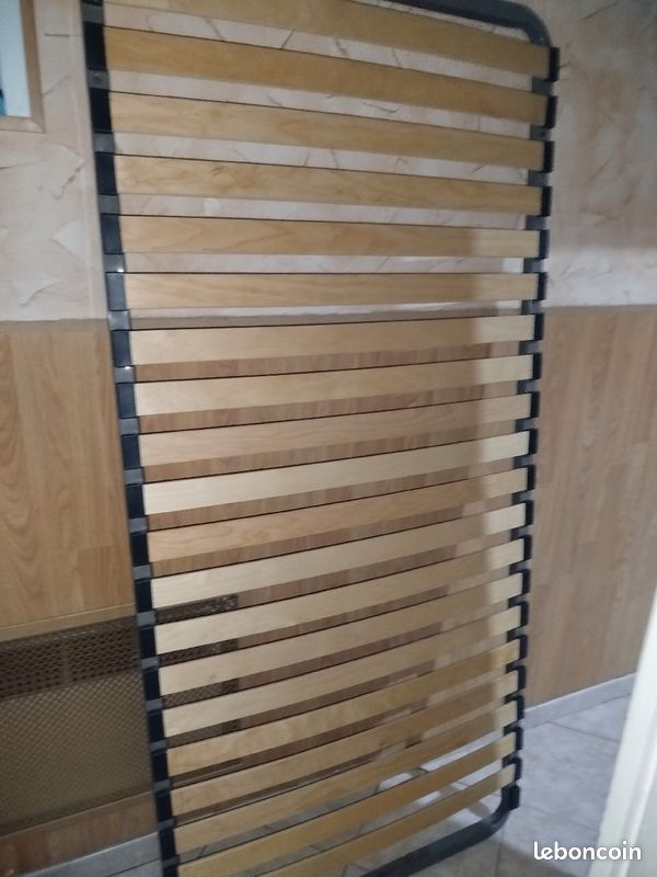 Sommier cadre fer 90x190 (image 1)