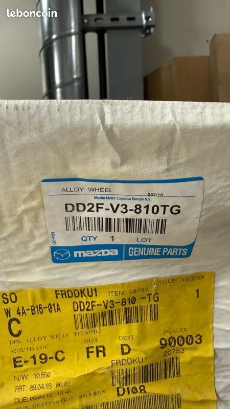 4 Jantes d’origine Mazda CX3 (image 1)