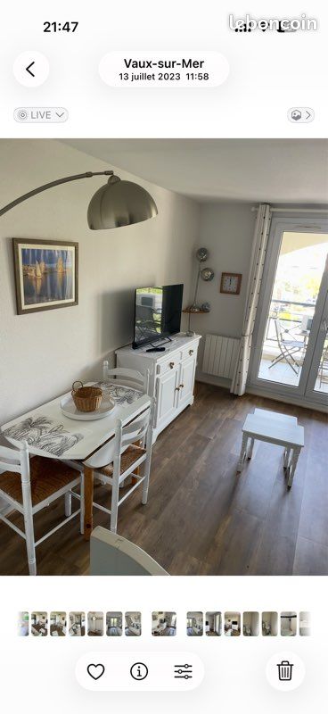 Appartement 2 pièces 29 m² · à Vaux-sur-Mer · 29 m² · 550 €/mois