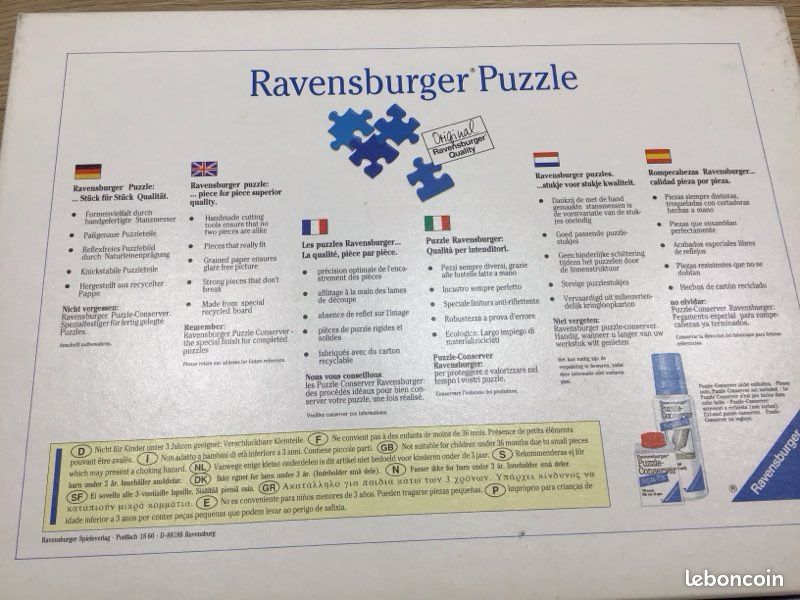 Puzzle vue du monde 1000 pièces (image 2)