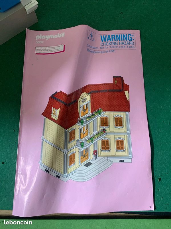 Mur Playmobil - Pièce Détachée Pour La Maison De Ville N°5302 (réf. 0262) - Occasion