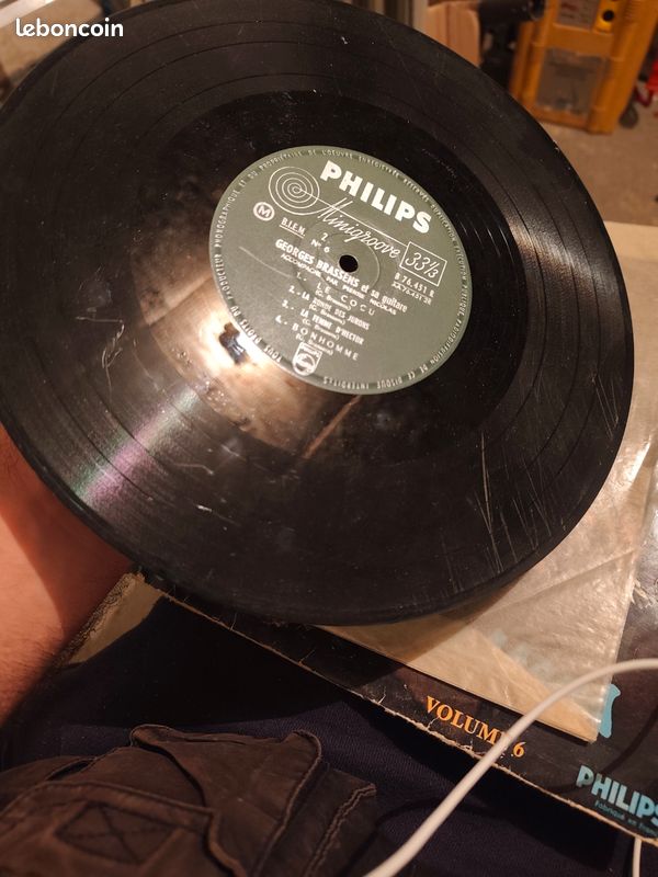 Vinyle 33T Georges Brassens Vol. 6 (Le Pornographe) - Philips Minigroove 25cm (image 3)