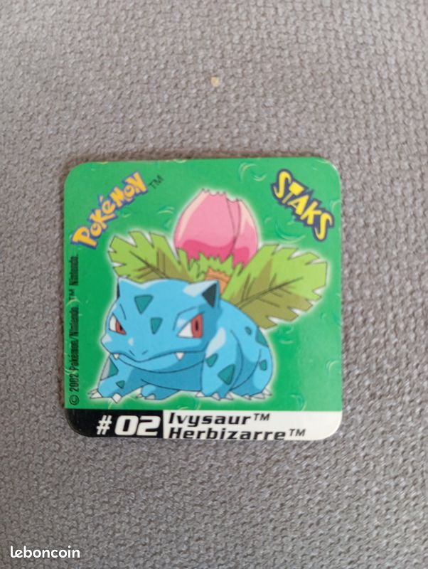 Magnet Pokémon Staks 2002 N°02 Herbizarre (image 1)