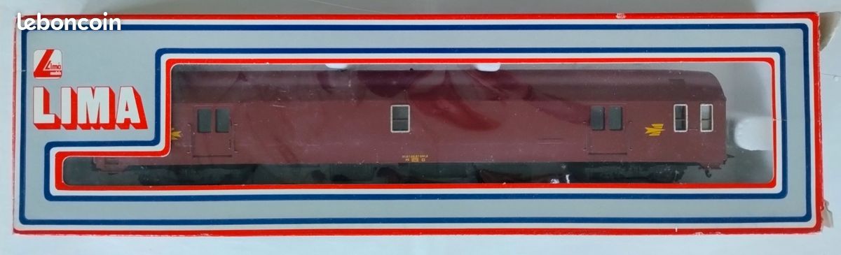 Wagon Lima HO 1/87 La Poste Fourgon PTT 51 87 00 87 001.8, Train Miniature