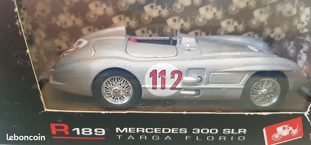 BRUMM - MERCEDES Benz 300 Slr Targa Florio - N° R189 - 1/43 - Ancien