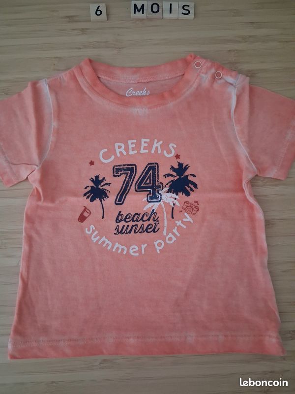 T-shirt MC 6 mois (image 2)