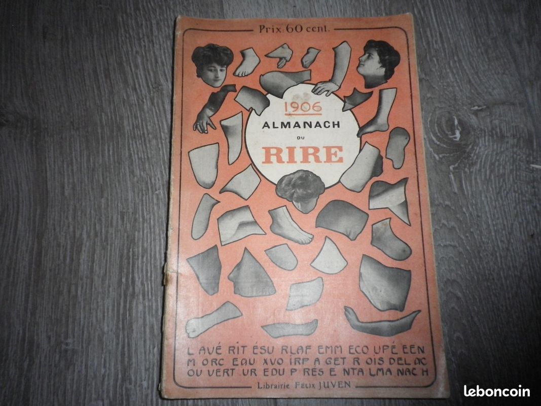 Almanach du Rire 1906 - Librairie Félix Juven - Illustré Humour Belle Époque Rare (image 1)
