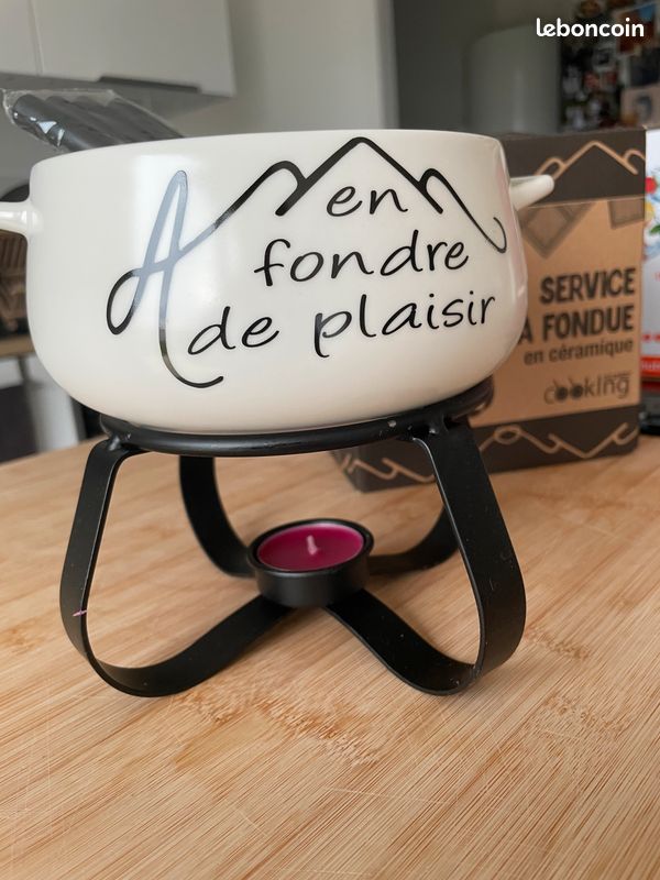 Service à fondue en céramique (image 3)