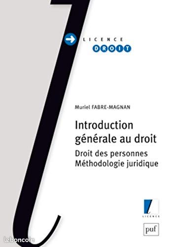 Livre introduction générale au droit (image 1)