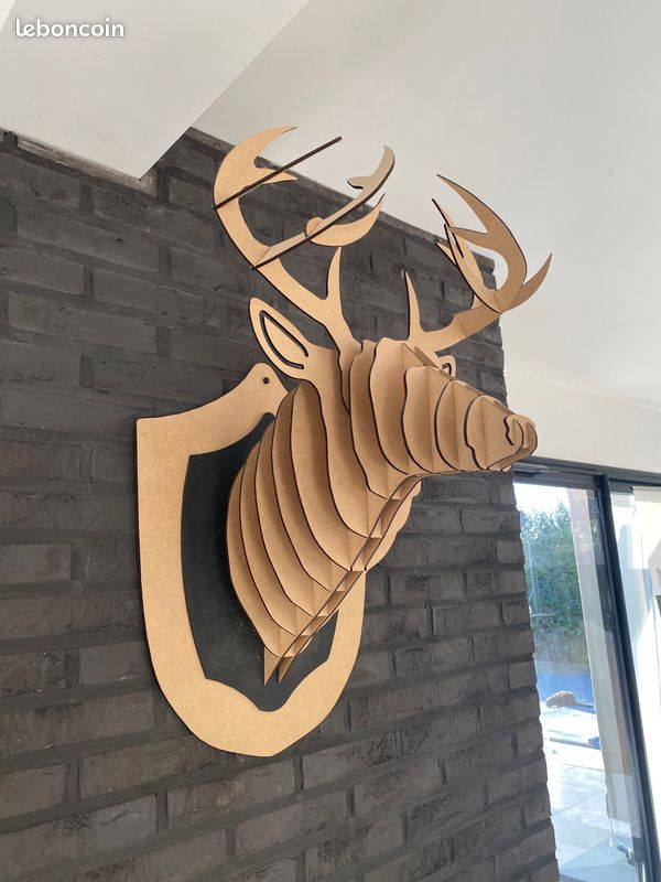 Tête de cerf mural (image 2)
