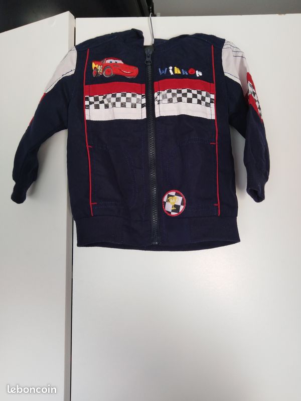 Veste cars 18 mois (image 1)