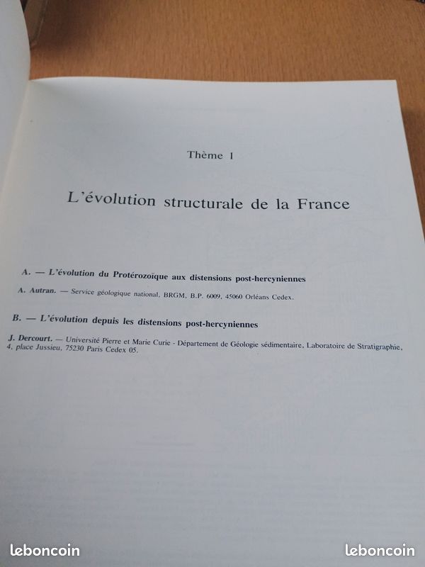 Evolutions géologiques de la France (Mémoire du BRGM n°107) (image 3)