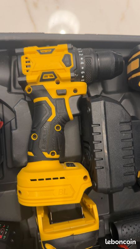 Vends coffret complet d'outils sans fil, moteur brushless : (image 3)