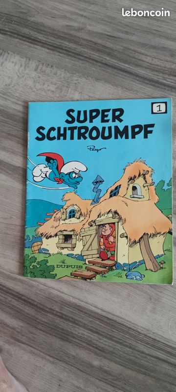 Ancienne bd 1983 Super Schtroumpf n 1 (image 1)