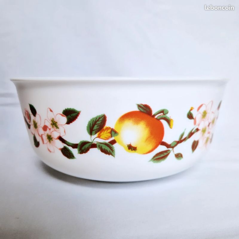 6 ramequins décor fleurs pâquerette, marguerites, Arcopal, Avec