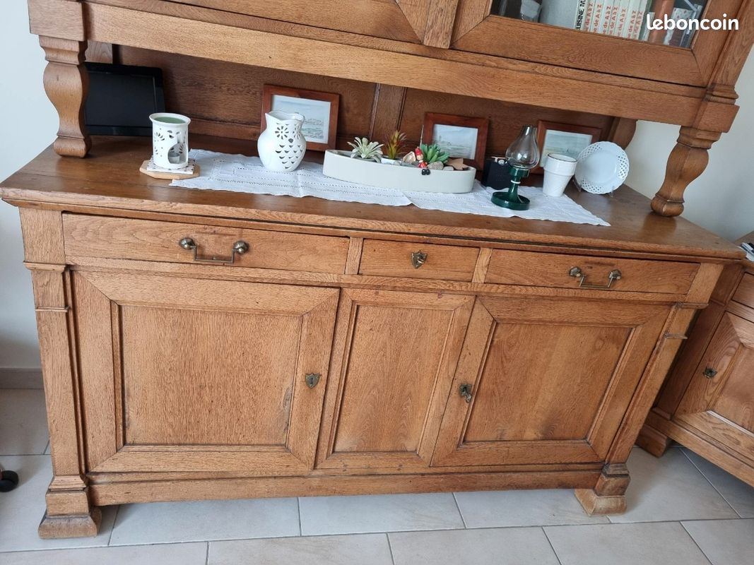 Buffet ancien bois massif (image 3)