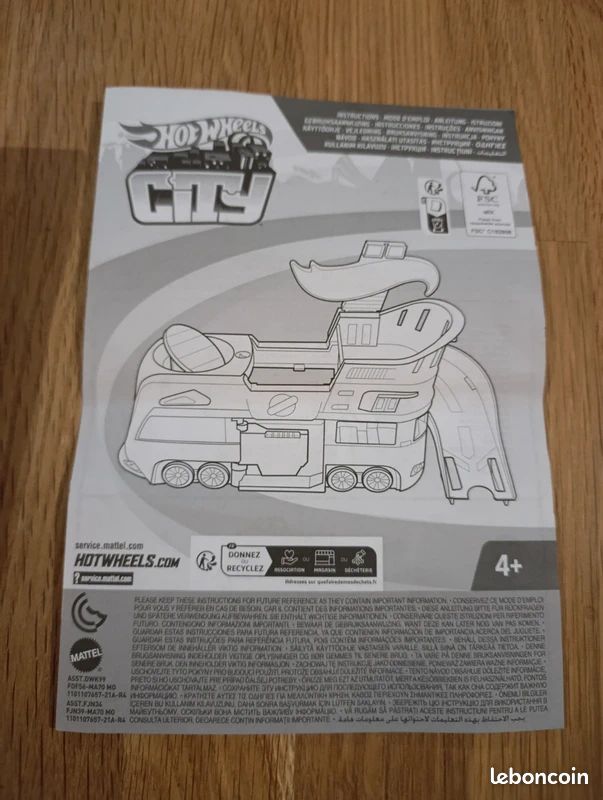 Hot wheels city: Camion restaurant et course (image 9)