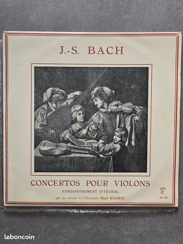 Vinyle 33T J.-S.-BACH (image 1)