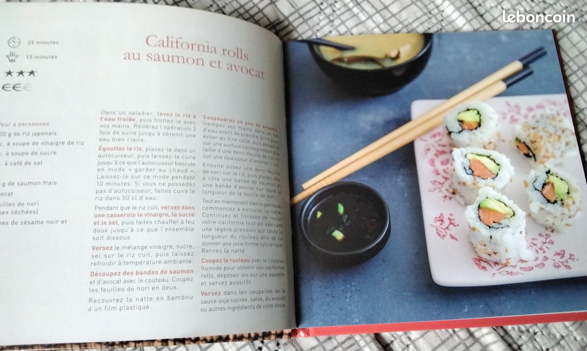 Livre de recettes sushis, makis, gyozas (image 6)