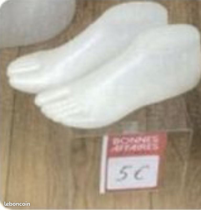 Pieds de mannequin de presentation (image 1)