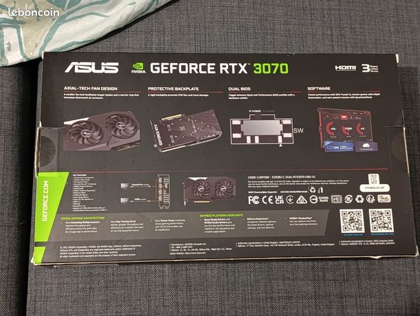 Carte Graphique GeForce RTX 3070 8Gb 6