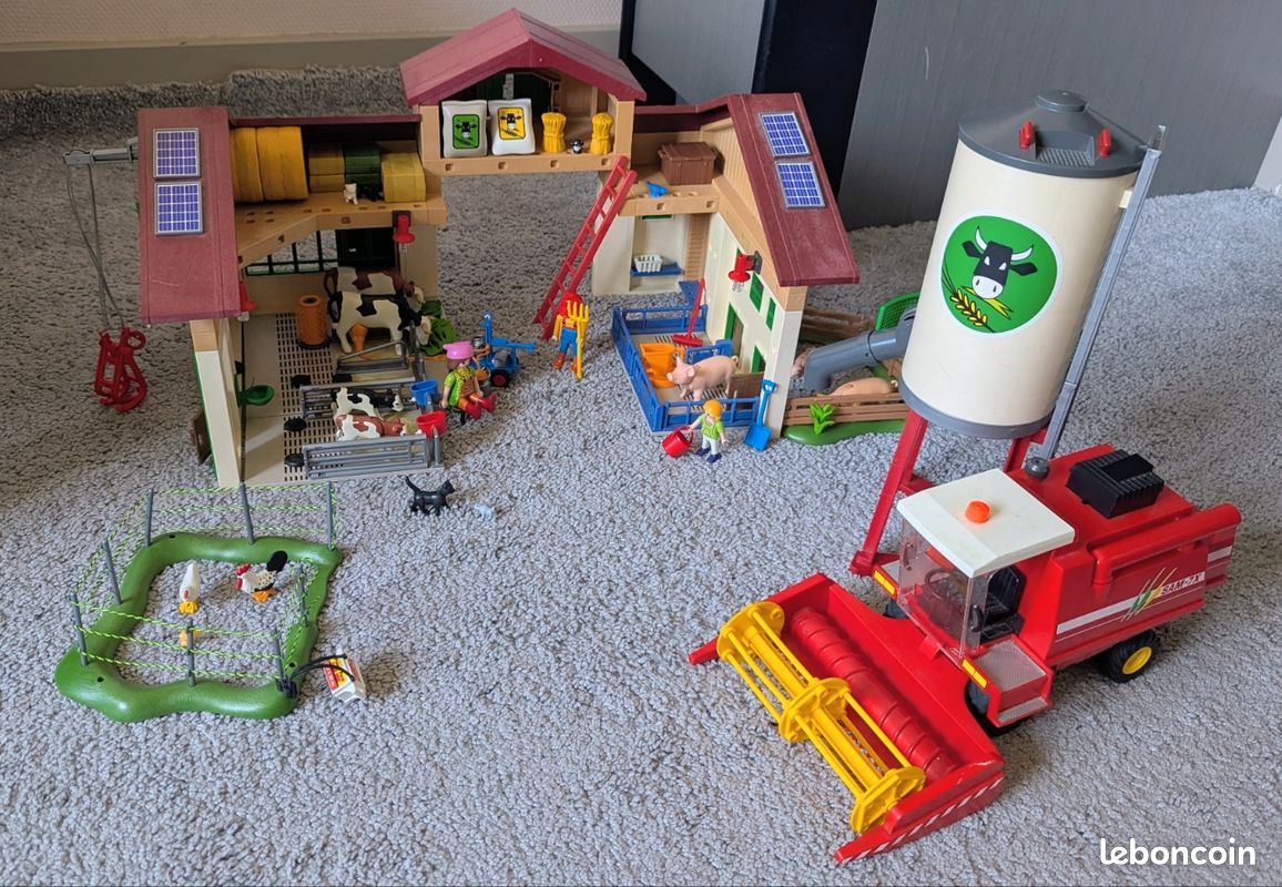 Ferme playmobil avec moissonneuse (image 1)