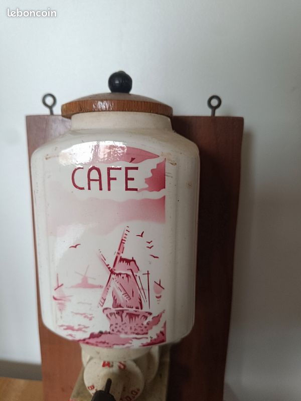 Moulin à café mural ancien (image 2)