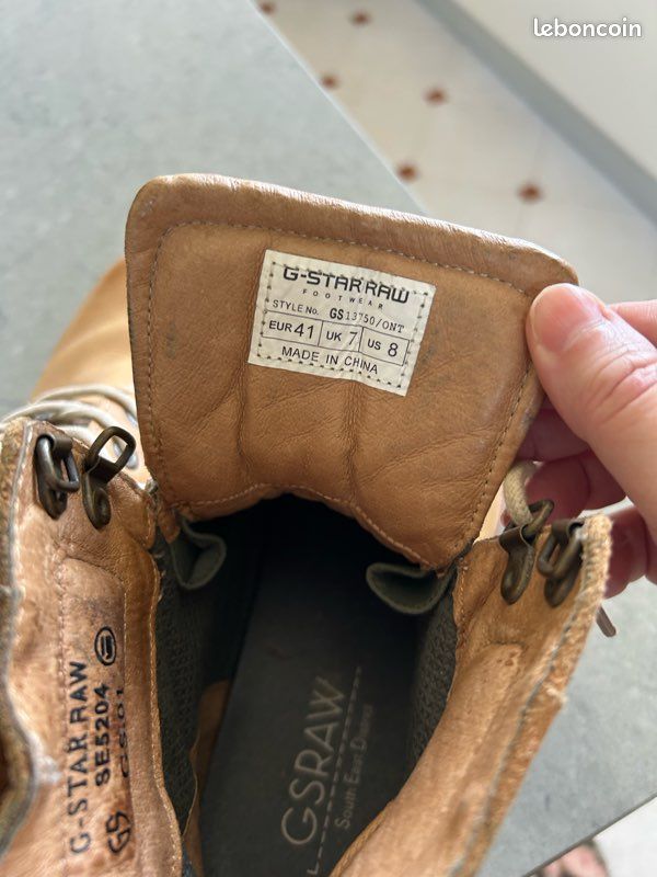 Bottine homme 41 G-Star Raw Chaussures