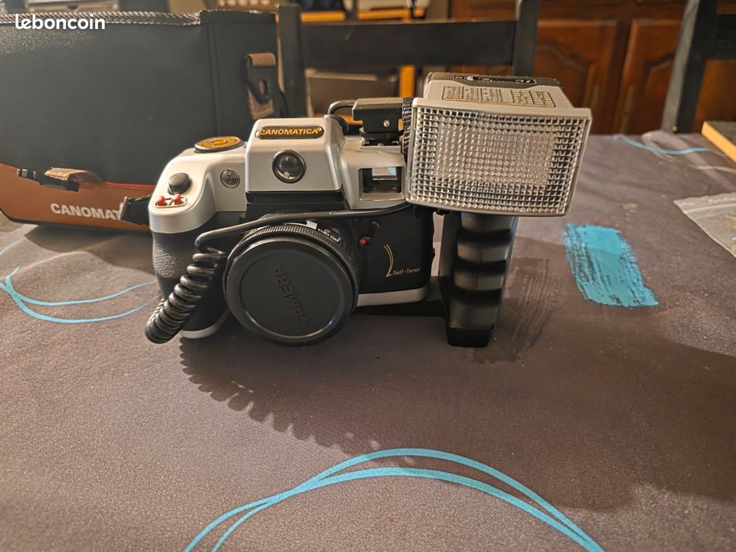 Appareil Photo Vintage Canon CANOMATIC FMD – Avec Flash, Modèle SL26/M70