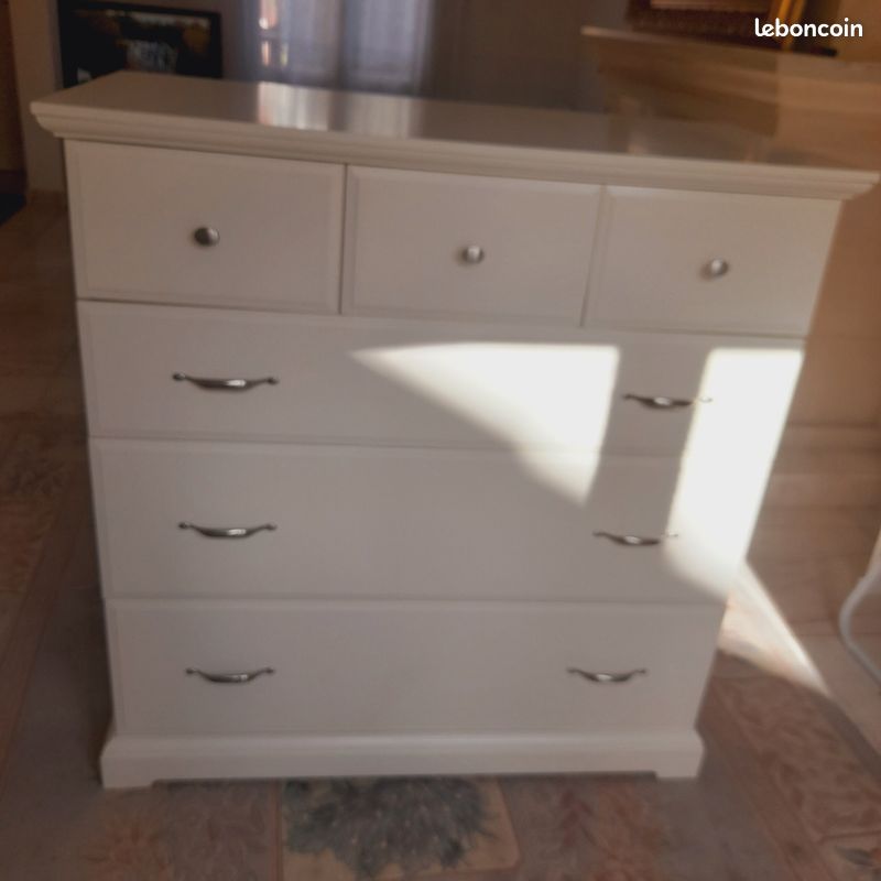 Grande commode 6 toiroirs 112 cm d'hauteur (image 1)