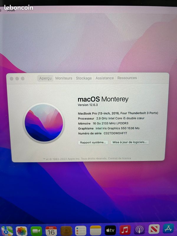 MacBook Pro 2016 (image 3)