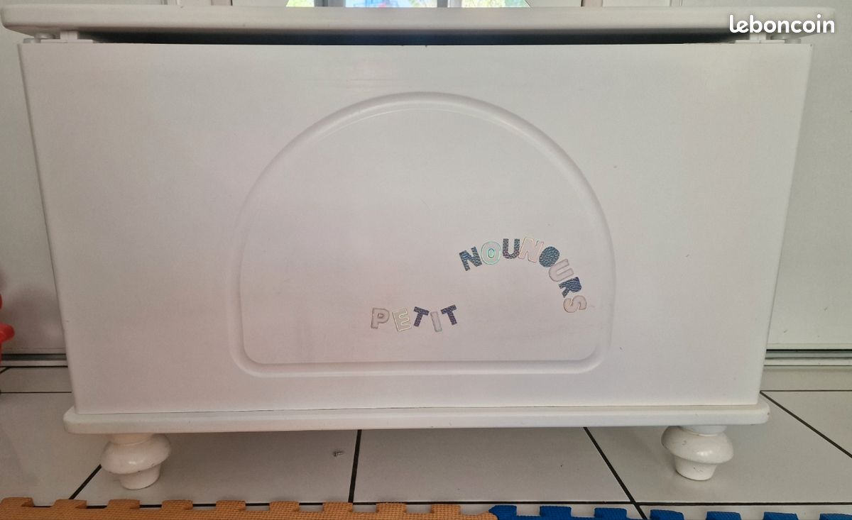 Coffre a jouet blanc (image 2)