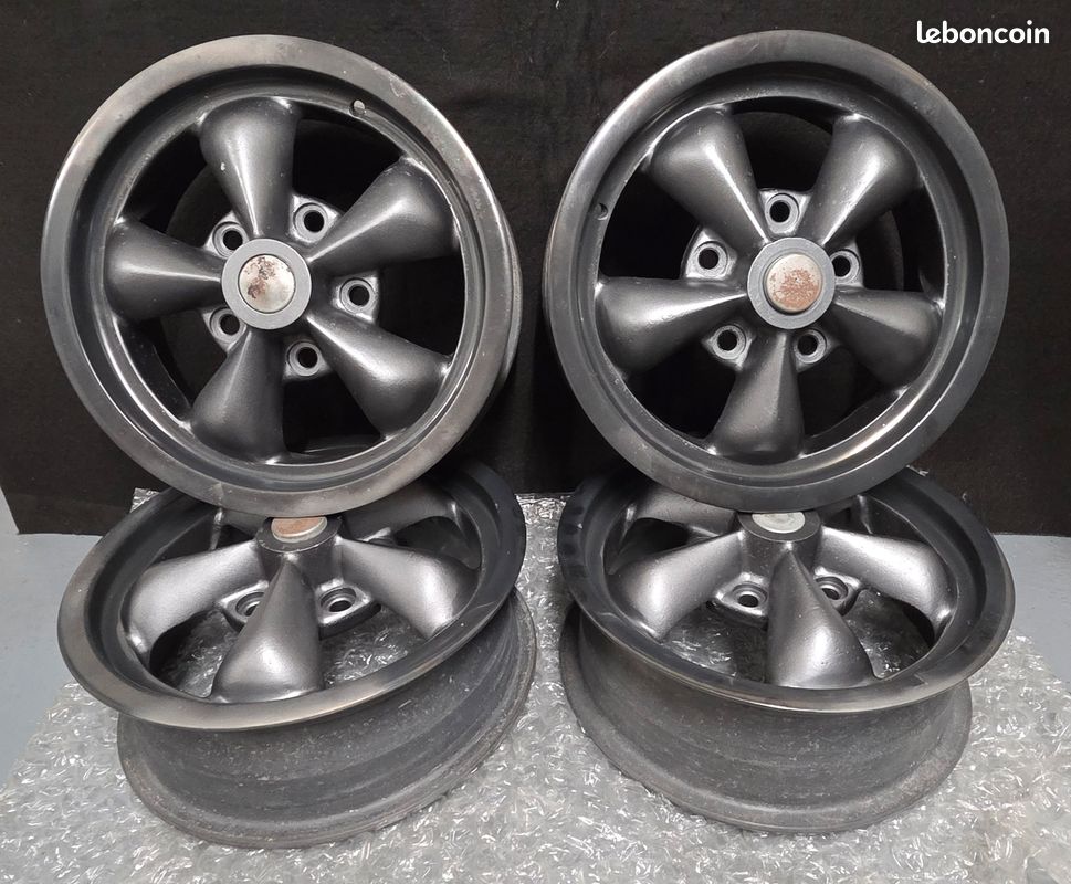 Rare - 4 jantes american torq thrust en magnesium - Équipement auto