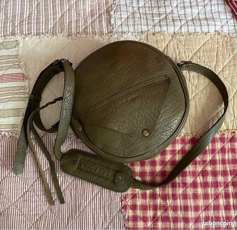 L écrin Sac Rond En Cuir Femme Sac Bandoulière Rond Mon Précieux