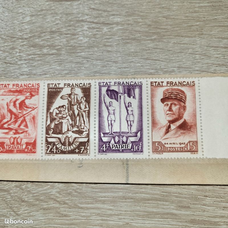 1941 Série Maréchal Pétain - PÉTAIN - Les 2 Séries COMPLÈTES d