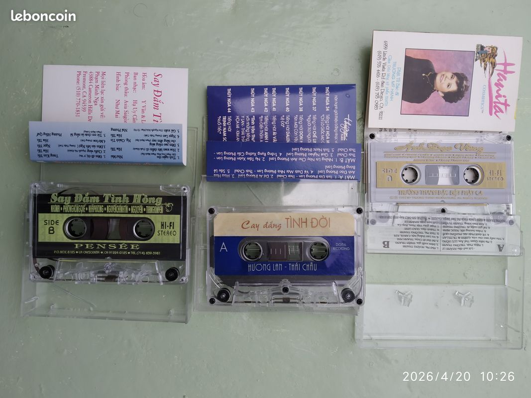 6 K7 audio Chinoises et Vietnamiennes (image 4)
